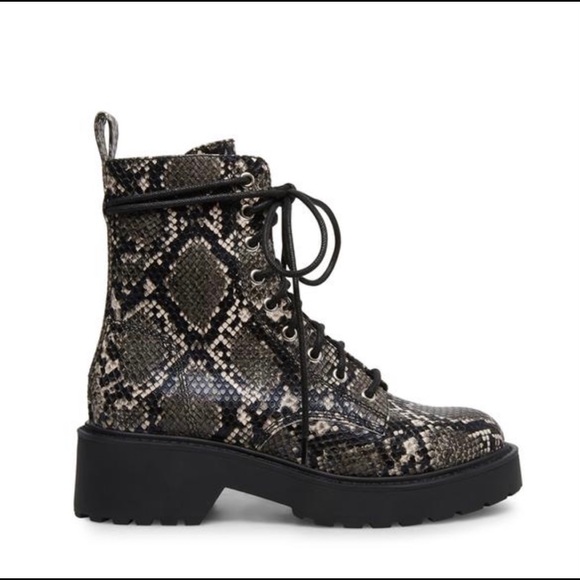 Steve Madden combat boots - Picture 2 of 4